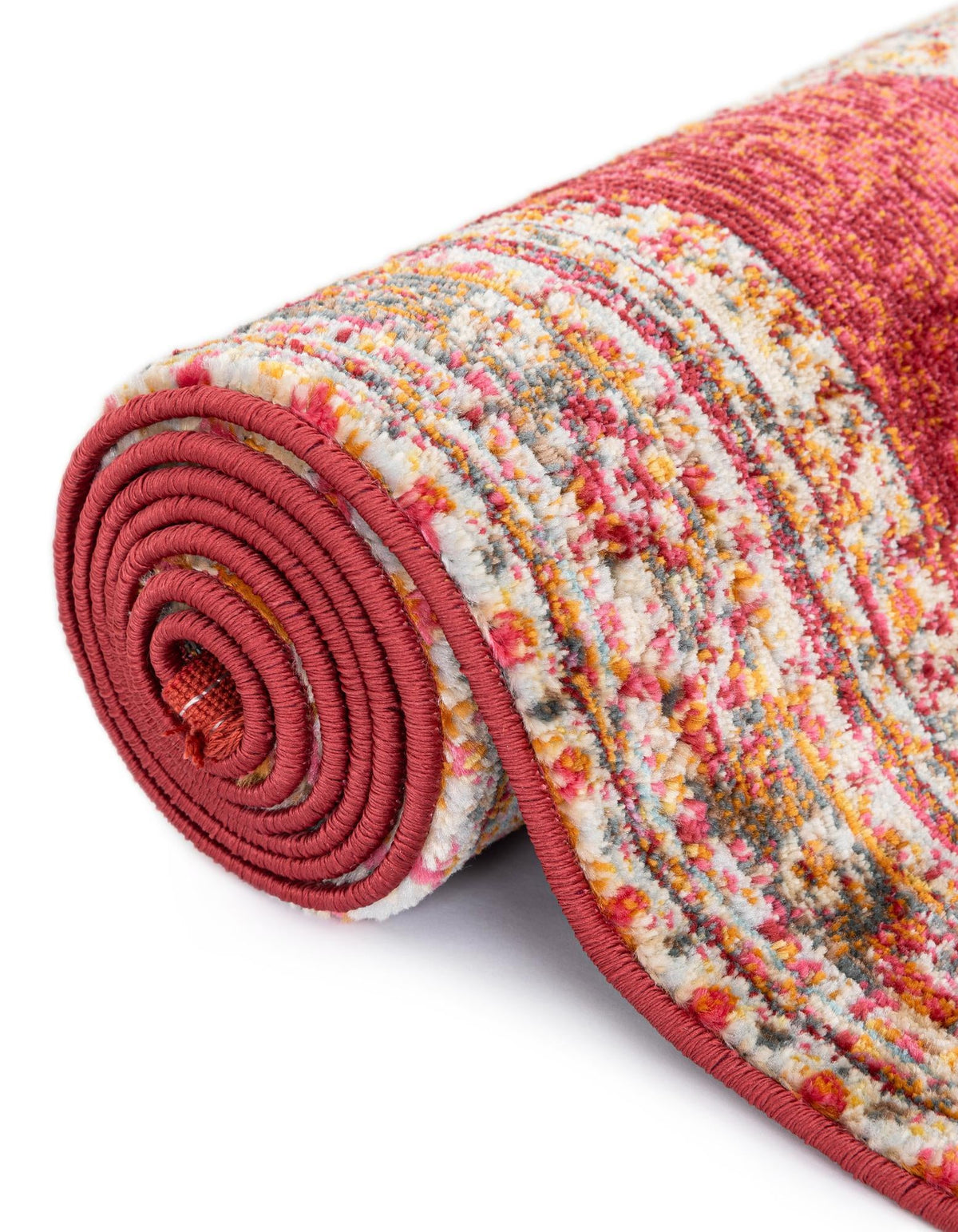 Caribbean Breeze Collection Area Rug -  Windward Rectangle Red  lifestyle 36