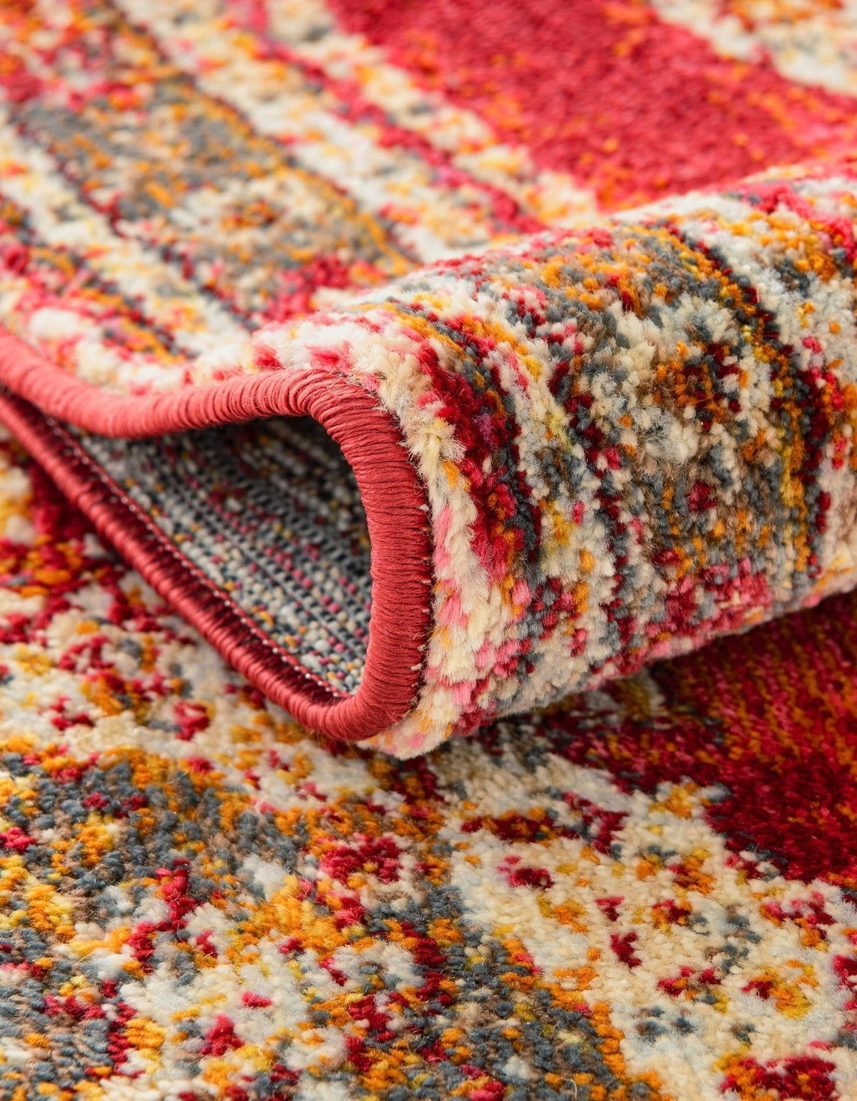 Caribbean Breeze Collection Area Rug -  Windward Rectangle Red  lifestyle 42