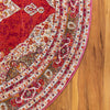 Caribbean Breeze Collection Area Rug -  Windward Round Red  lifestyle 75