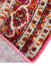 Caribbean Breeze Collection Area Rug -  Windward Round Red  lifestyle 78