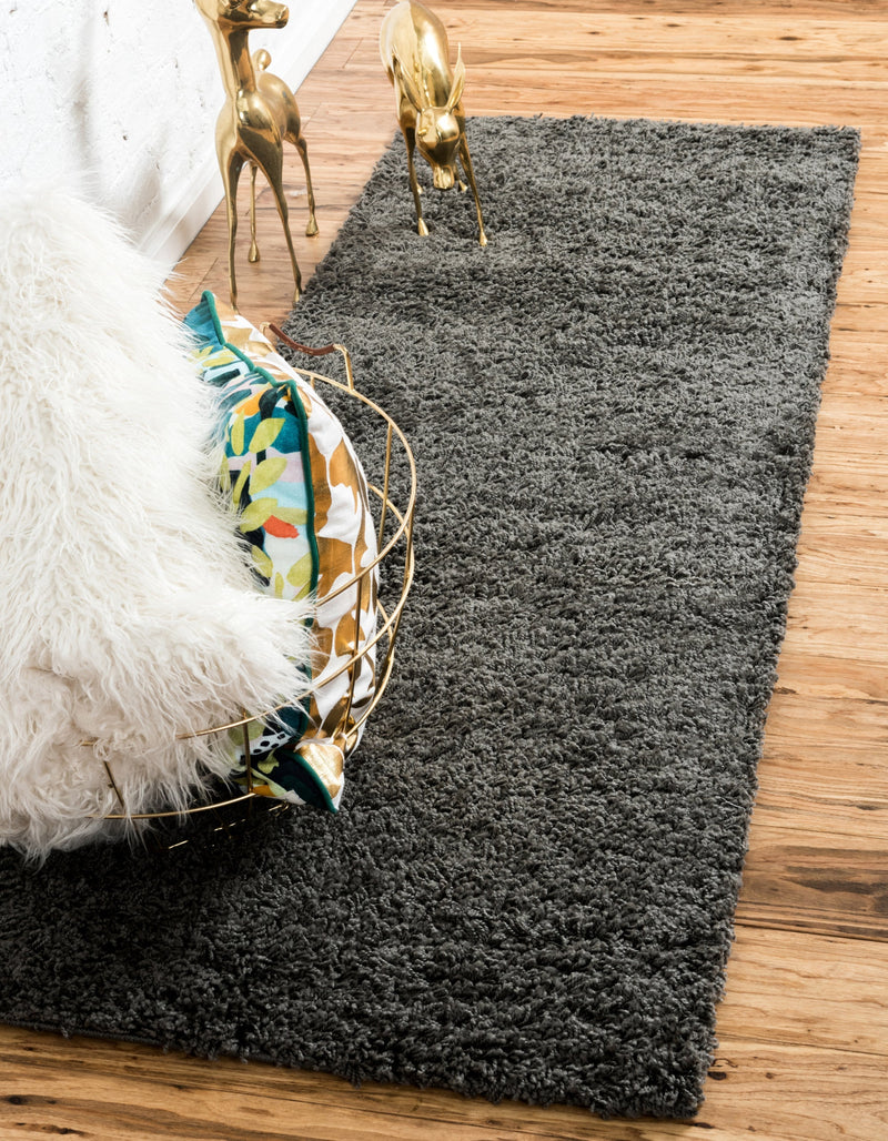 Plush Oasis Collection Area Rug - Serenity (Graphite Gray) Runner Graphite Gray  lifestyle 54