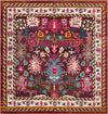 Chateau Elegance Collection Area Rug - Versailles Square Multi  lifestyle 20