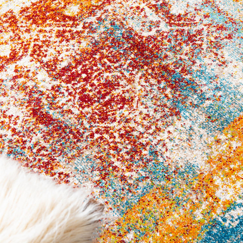 Amalfi Coast Woven Collection Area Rug - Sorrento Rectangle Multi  lifestyle 15