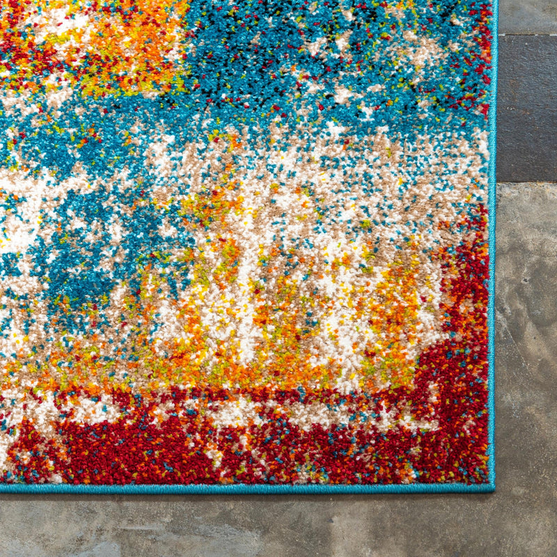 Amalfi Coast Woven Collection Area Rug - Sorrento Rectangle Multi  lifestyle 23