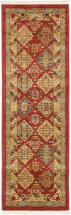 Persian Elegance Collection Area Rug -  Kashan Runner Red  lifestyle 8