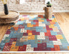 Nomad Haven Collection Area Rug -  Negev Rectangle Multi  lifestyle 5