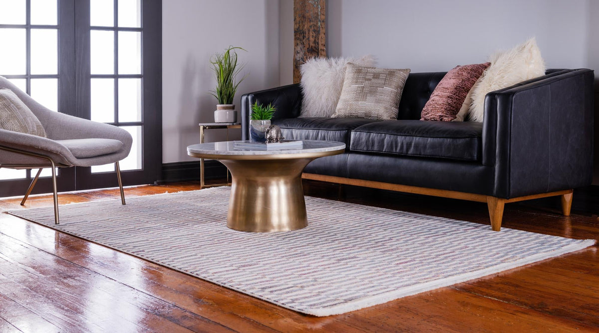Nomad Haven Collection Area Rug -  Thar Rectangle Beige  lifestyle 4