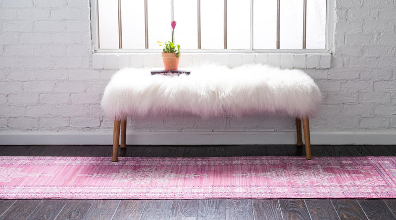 Lagoon Luxe Collection Area Rug -  Shoreline Runner Pink  lifestyle 14