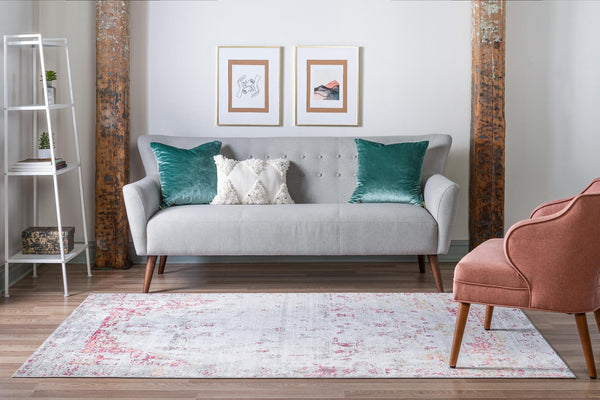Lagoon Luxe Collection Area Rug -  Seastar Rectangle Gray  lifestyle 4