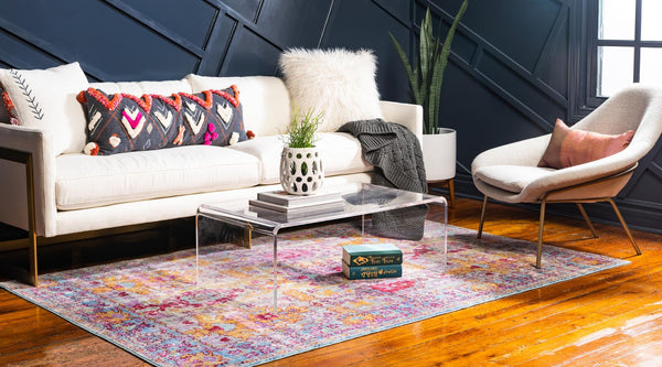 Lagoon Luxe Collection Area Rug -  Oyster Rectangle Beige  lifestyle 3