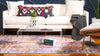 Lagoon Luxe Collection Area Rug -  Oyster Rectangle Beige  lifestyle 4
