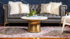 Lagoon Luxe Collection Area Rug -  Coastline Rectangle Gray  lifestyle 4