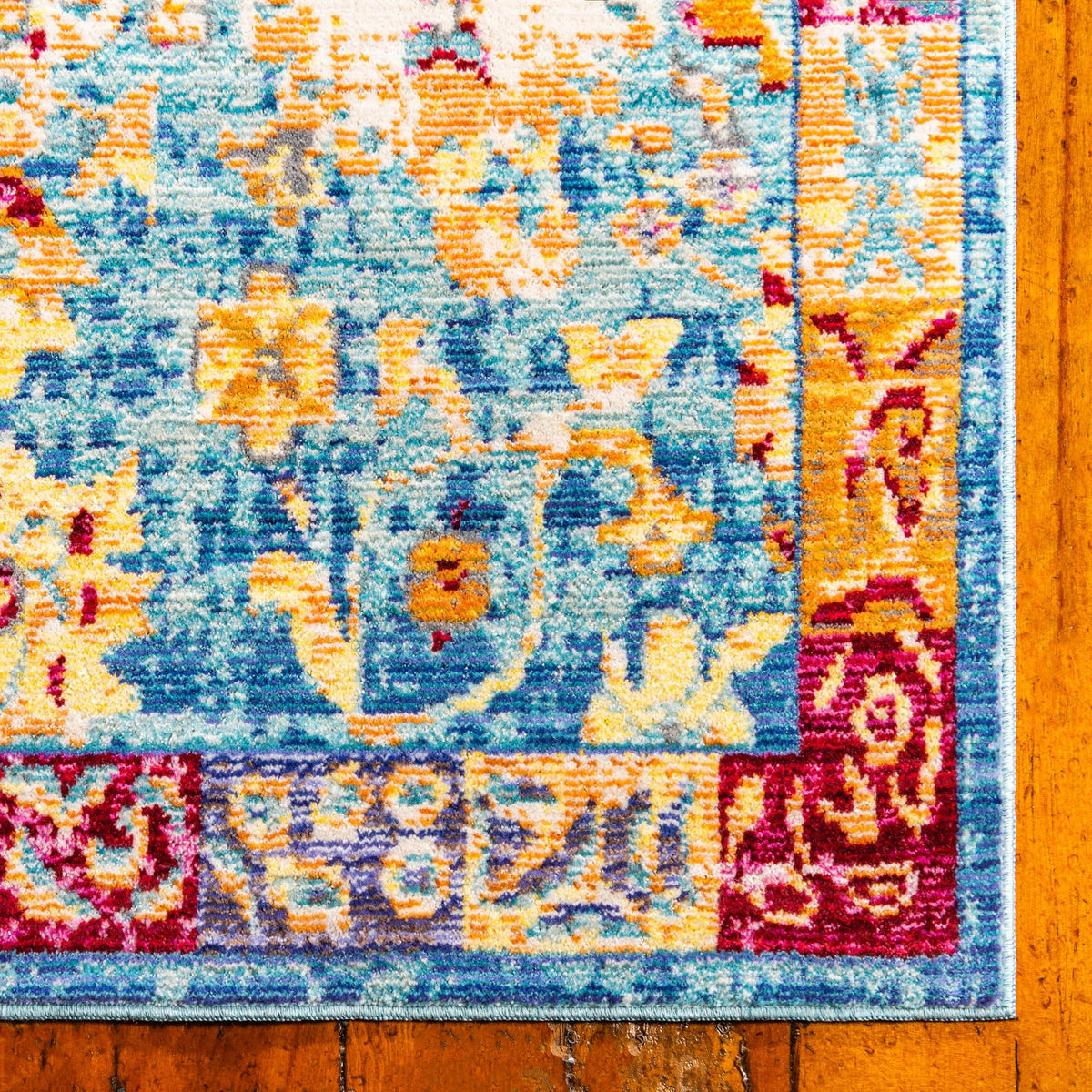 Lagoon Luxe Collection Area Rug -  Shipwreck Rectangle Blue  lifestyle 9