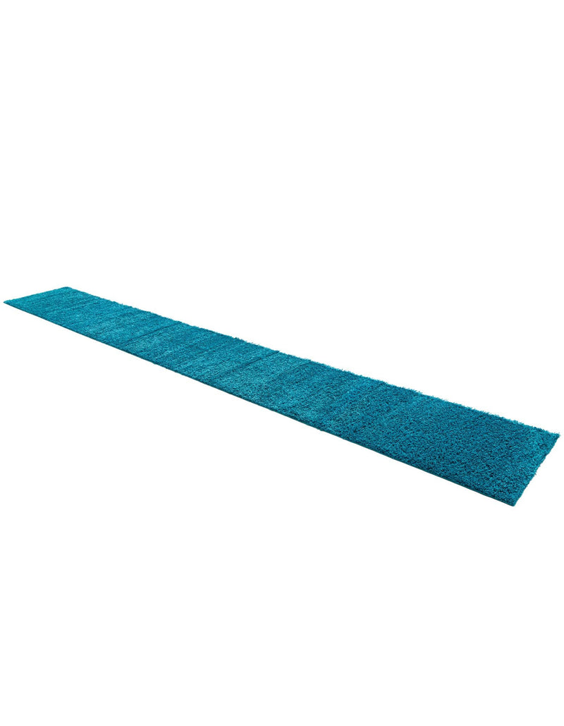 Plush Oasis Collection Area Rug - Serenity (Turquoise) Runner Turquoise  lifestyle 21