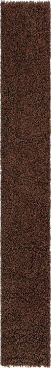 Plush Oasis Collection Area Rug - Serenity (Chocolate Brown) Runner Chocolate Brown  lifestyle 13