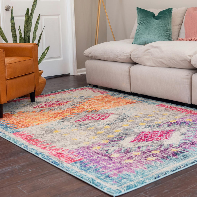 Venetian Tapestry Collection Area Rug -  Dorsoduro Rectangular Multi  lifestyle 44