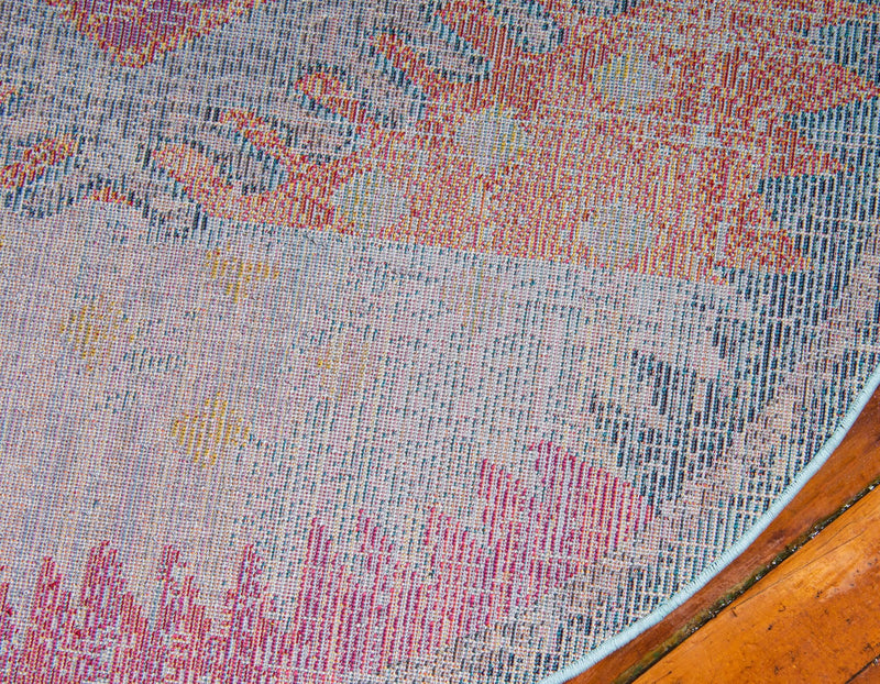 Venetian Tapestry Collection Area Rug -  Dorsoduro Round Multi  lifestyle 41