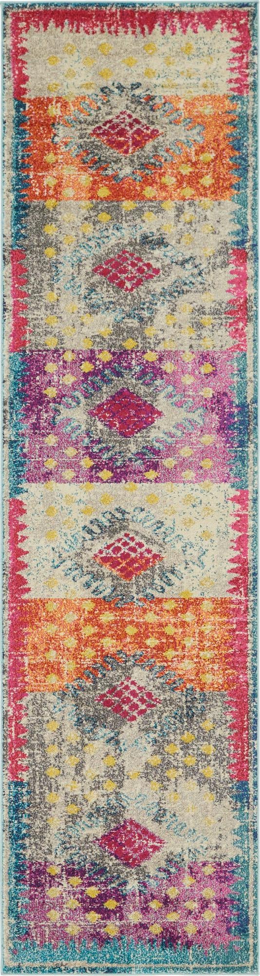 Venetian Tapestry Collection Area Rug -  Dorsoduro Runner Multi  lifestyle 15