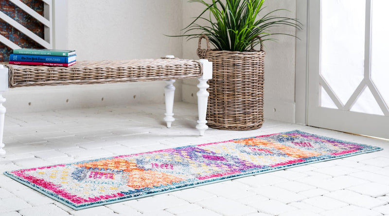 Venetian Tapestry Collection Area Rug -  Dorsoduro Runner Multi  lifestyle 21