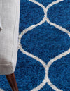 Trellis Mosaic Collection Area Rug -  Pergolatown (Navy Blue) Rectangle Navy Blue  lifestyle 12