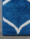 Trellis Mosaic Collection Area Rug -  Pergolatown (Navy Blue) Rectangle Navy Blue  lifestyle 13