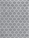 Lattice Garden Collection Area Rug -  Pergolatown (Light Gray) Rectangle Light Gray Main