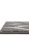Trellis Mosaic Collection Area Rug -  Pergolatown (Dark Gray) Rectangle Dark Gray  lifestyle 13