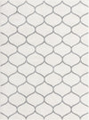 Lattice Garden Collection Area Rug -  Pergolatown (Ivory) Rectangle Ivory Main