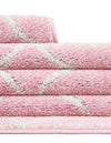 Lattice Garden Collection Area Rug -  Pergolatown (Light Pink) Rectangle Light Pink  lifestyle 15