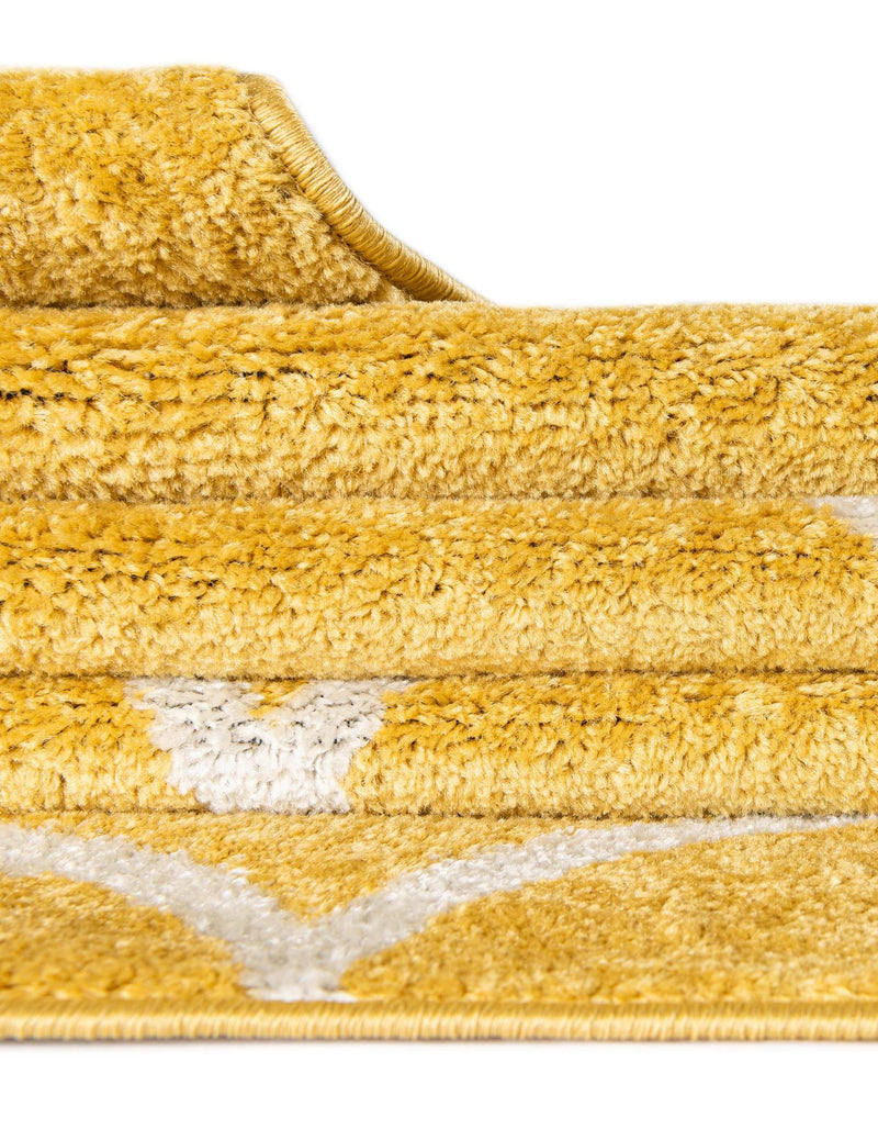 Trellis Mosaic Collection Area Rug -  Pergolatown (Yellow) Rectangle Yellow  lifestyle 20