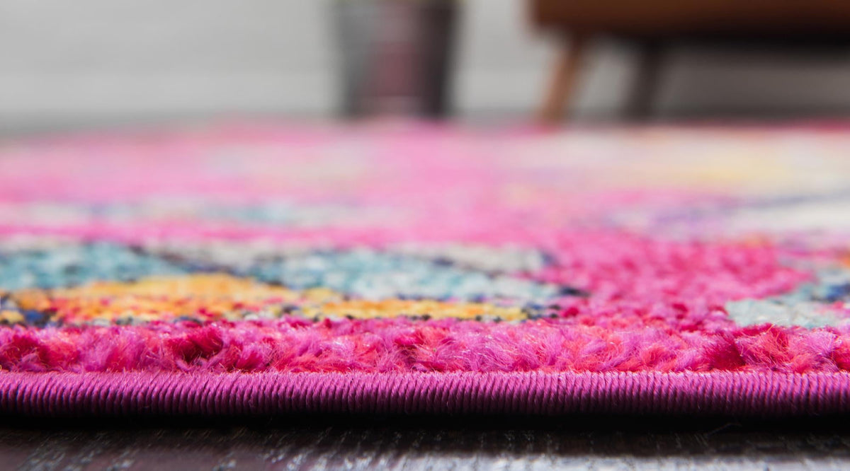 Sedona Vista Collection Area Rug -  Pueblo Rectangle Pink  lifestyle 5