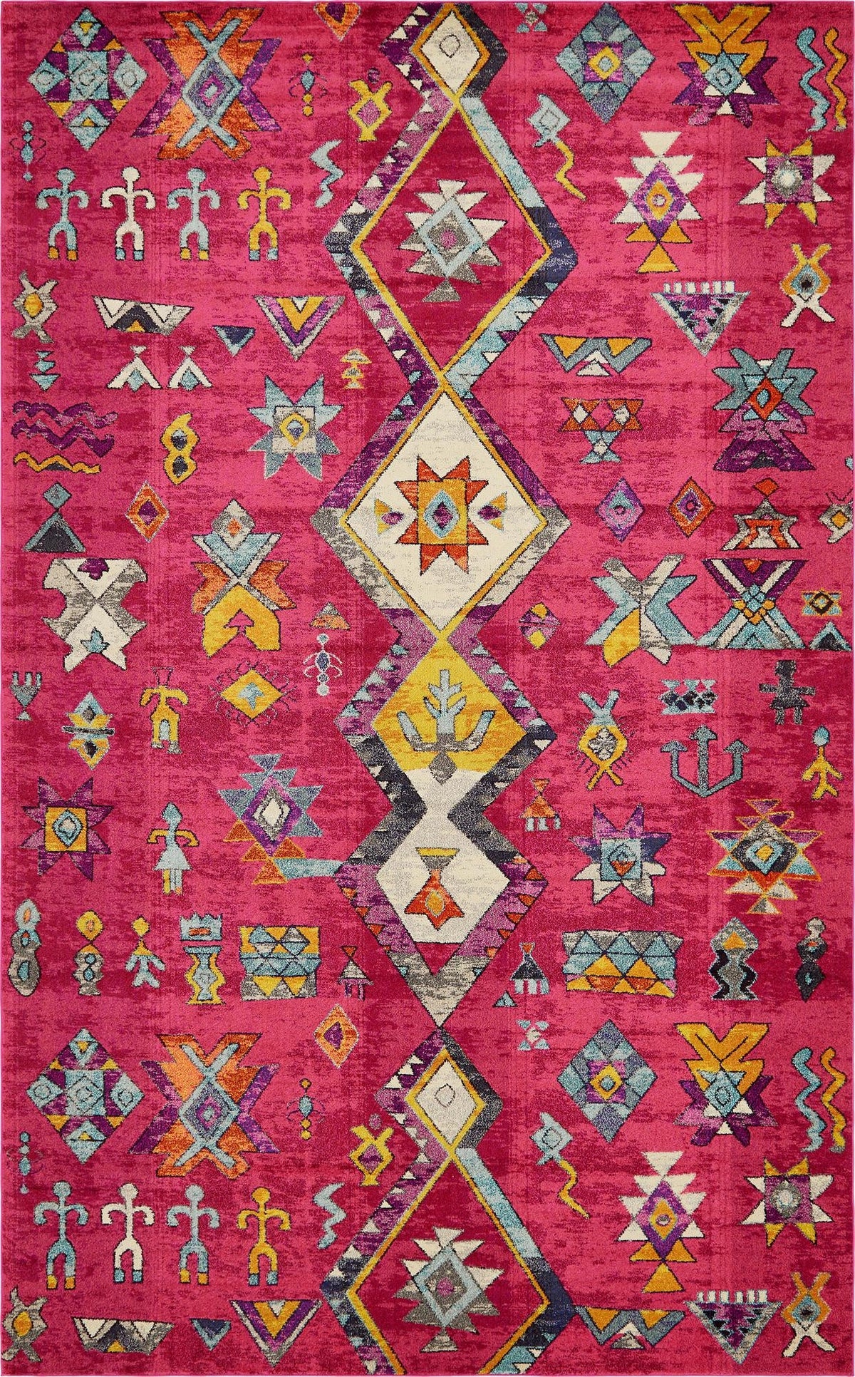 Sedona Vista Collection Area Rug -  Pueblo Rectangle Pink  lifestyle 3