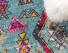 Sedona Vista Collection Area Rug -  Pueblo Rectangular Turquoise  lifestyle 28
