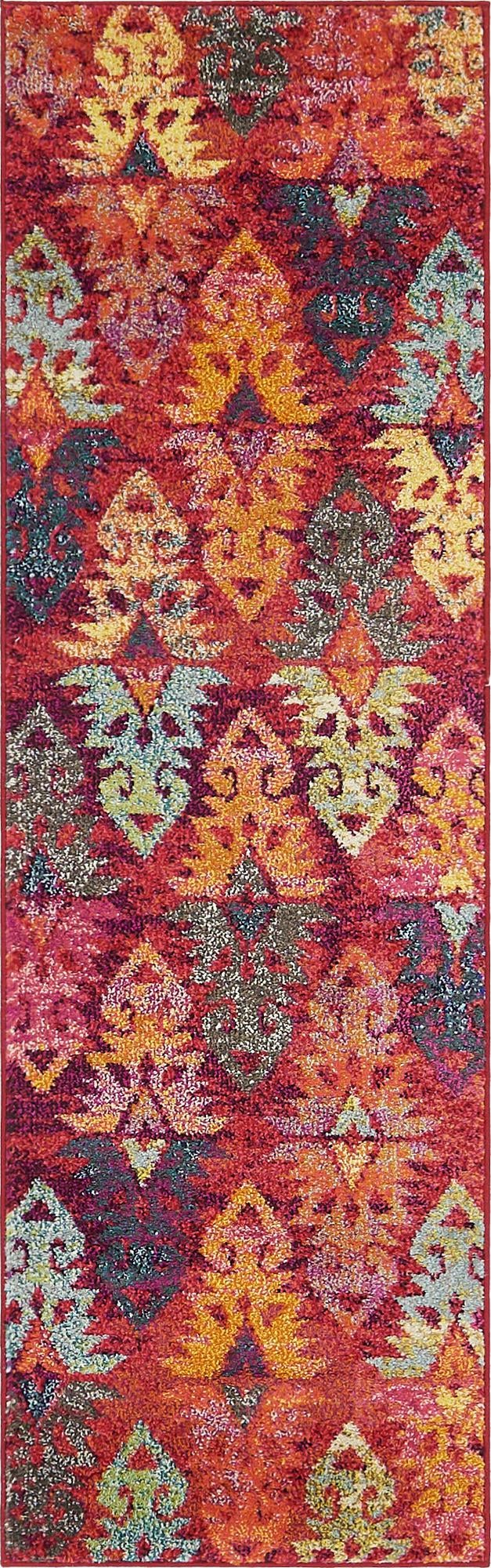 Sedona Vista Collection Area Rug -  Hopi Runner Rust Red  lifestyle 19