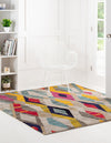 Sedona Vista Collection Area Rug -  Pricklypear Square Multi  lifestyle 29