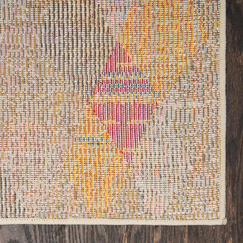 Sedona Vista Collection Area Rug -  Pricklypear Square Multi  lifestyle 53