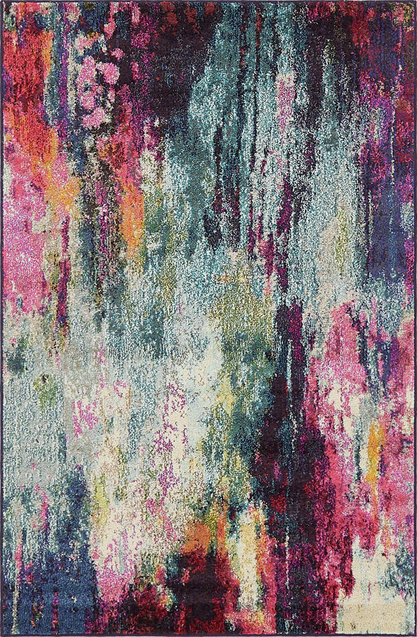 Chromatic Oasis Collection Area Rug -  Oasis Rectangle Multi Main