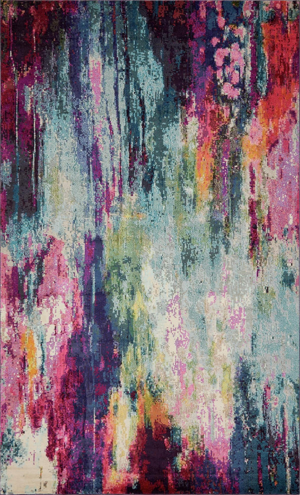Chromatic Oasis Collection Area Rug -  Oasis Rectangular Multi  lifestyle 21