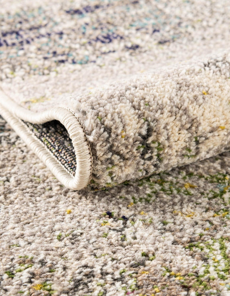 Chromatic Oasis Collection Area Rug -  Prism Runner Gray  lifestyle 40