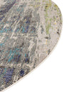 Chromatic Oasis Collection Area Rug -  Prism Round Gray  lifestyle 41