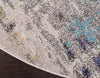 Chromatic Oasis Collection Area Rug -  Prism Round Gray  lifestyle 44