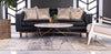 Chromatic Oasis Collection Area Rug -  Prism Rectangle Gray  lifestyle 4