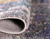 Chromatic Oasis Collection Area Rug -  Prism Rectangle Gray  lifestyle 7