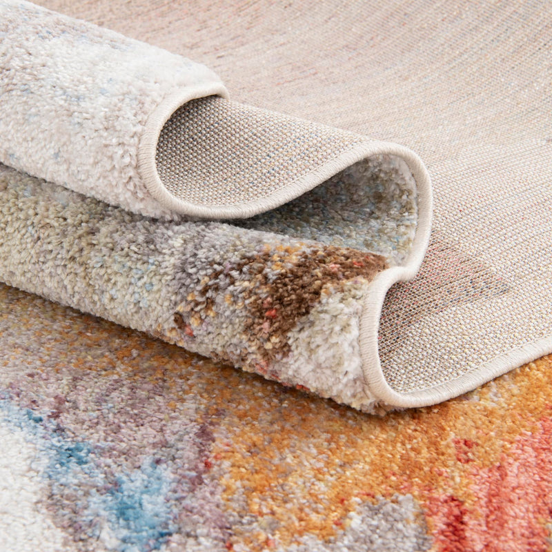 Urban Hub Collection Area Rug -  Skyline Rectangle Multi  lifestyle 14