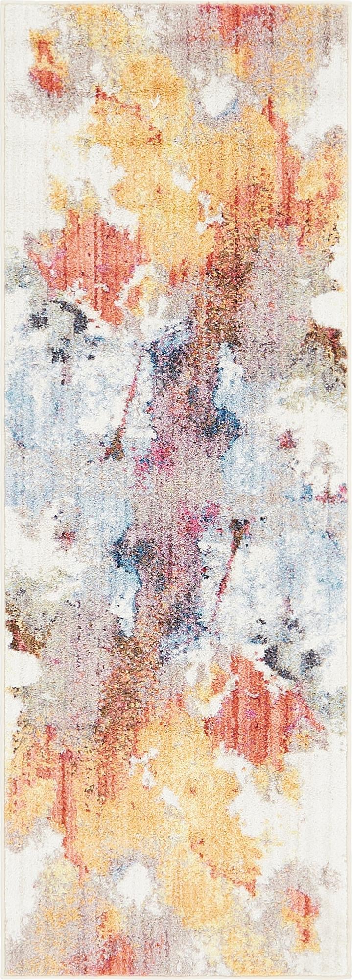 Urban Hub Collection Area Rug -  Skyline Runner Multi  lifestyle 3