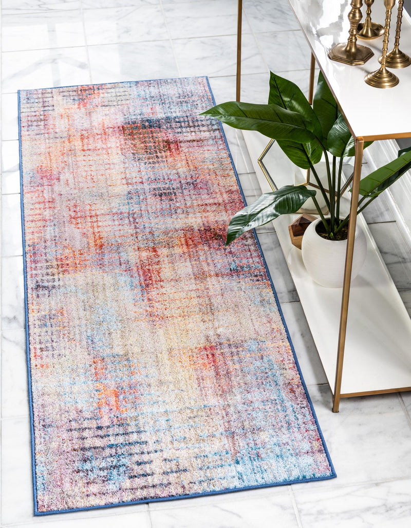 Urban Hub Collection Area Rug -  Avenue Runner Multi  lifestyle 14