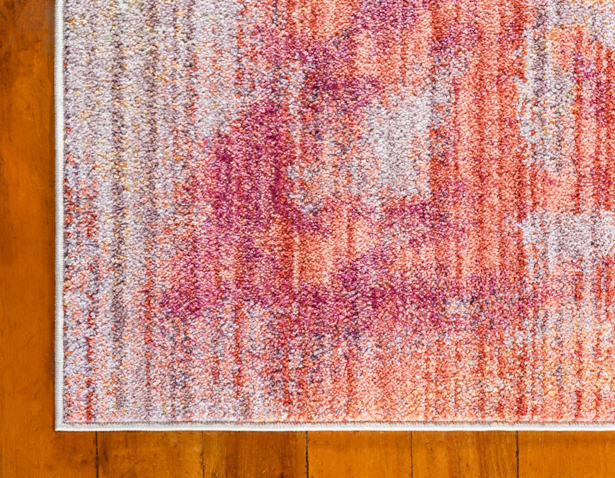 Urban Hub Collection Area Rug -  District Rectangle Multi  lifestyle 9