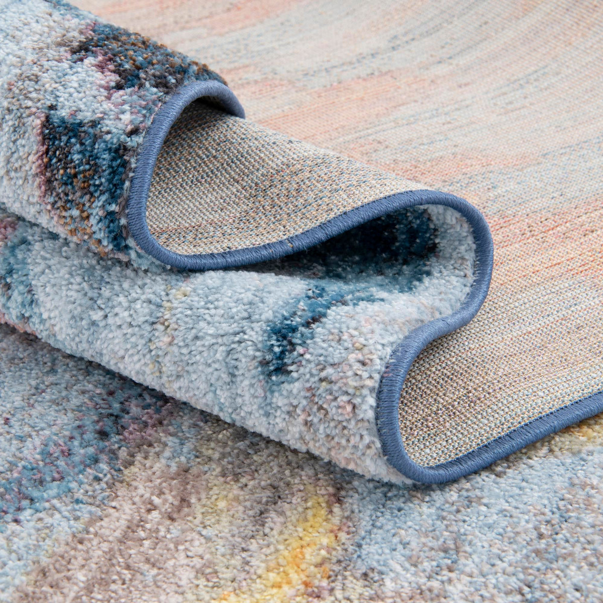 Urban Hub Collection Area Rug -  Alley Rectangle Multi  lifestyle 13