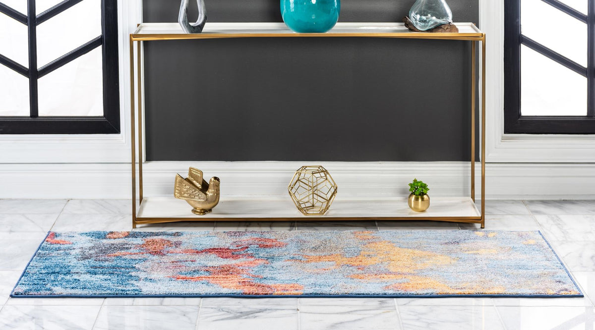 Urban Hub Collection Area Rug -  Alley Runner Multi  lifestyle 22