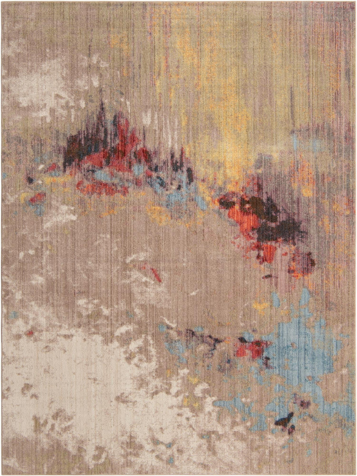 Urban Hub Collection Area Rug -  Boulevard Rectangle Multi Main